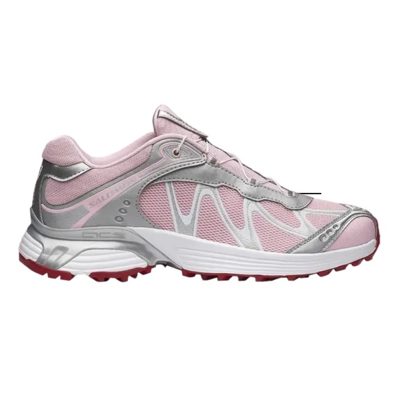 Sandy Liang Shoes - Salomon x Sandy Liang Women's Pink and Gray Running Shoes